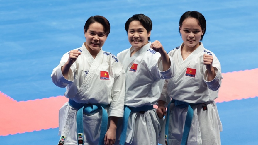 Karate martial artists take gold, third gold for Vietnam at ASIAD Hangzhou